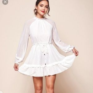 White formal dress